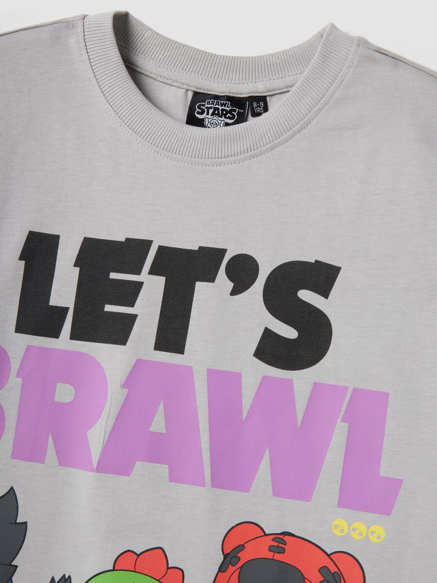 Grey short-sleeve pure cotton T-shirt_2