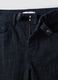 Jeans denim blu bootcut in cotone elasticizzato_6