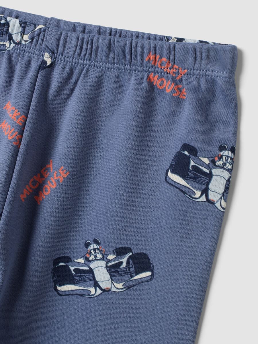 Blaue Pyjamas aus reiner Bio-Baumwolle mit Mickey-Mouse-Print_3