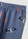 Blaue Pyjamas aus reiner Bio-Baumwolle mit Mickey-Mouse-Print_3