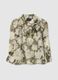 Multicoloured Lyocell blend regular fit shirt with floral patterns_4