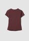 T-shirt castanha justa em algod&atilde;o el&aacute;stico com aplica&ccedil;&otilde;es de strass_1