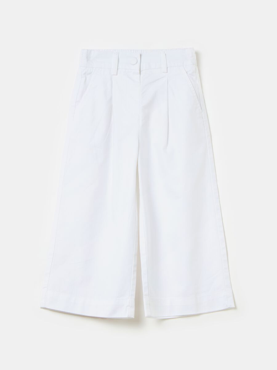 Trousers in Lyocell and cotton twill_0