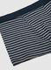 Regular fit multicoloured striped stretch cotton boys' boxers_2