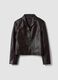 Brown regular-fit jacket with buttons_0