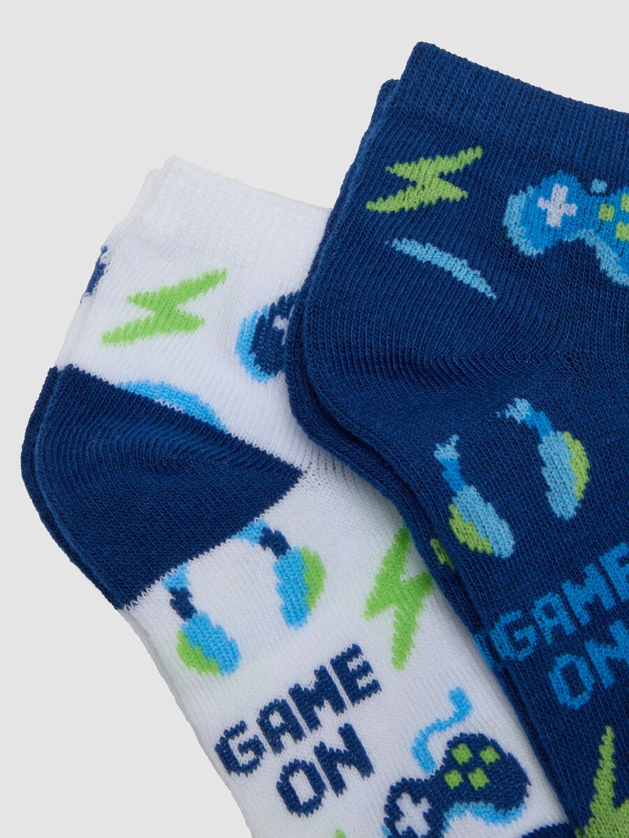 Multicolour Short Cotton Socks Multipack for Children_2