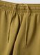 Green cotton-blend shorts with elasticated waist, regular fit_5