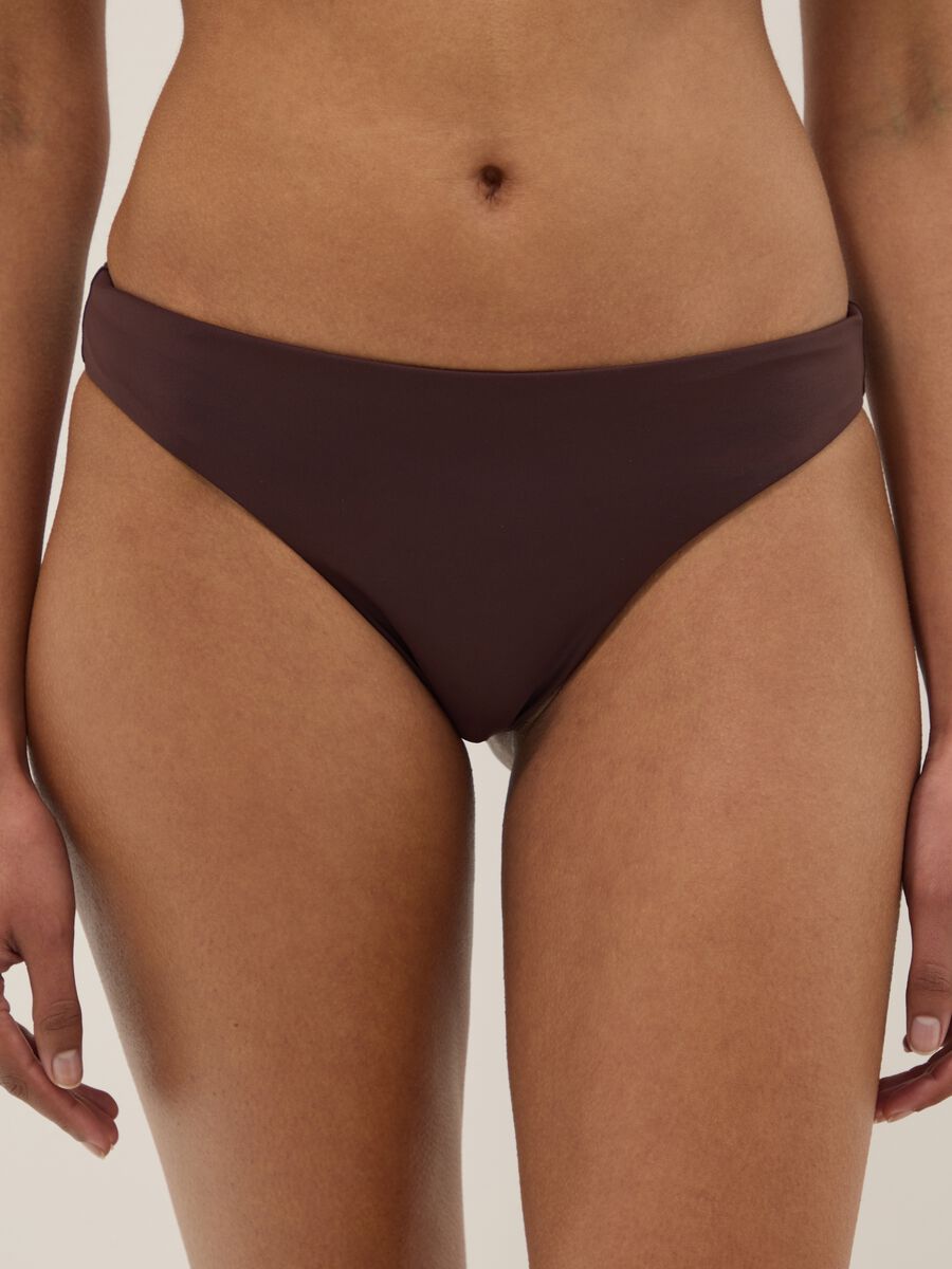 Braune, elastische Brazilian-Bikinihose_2