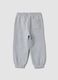 Grey cotton-viscose blend joggers_1