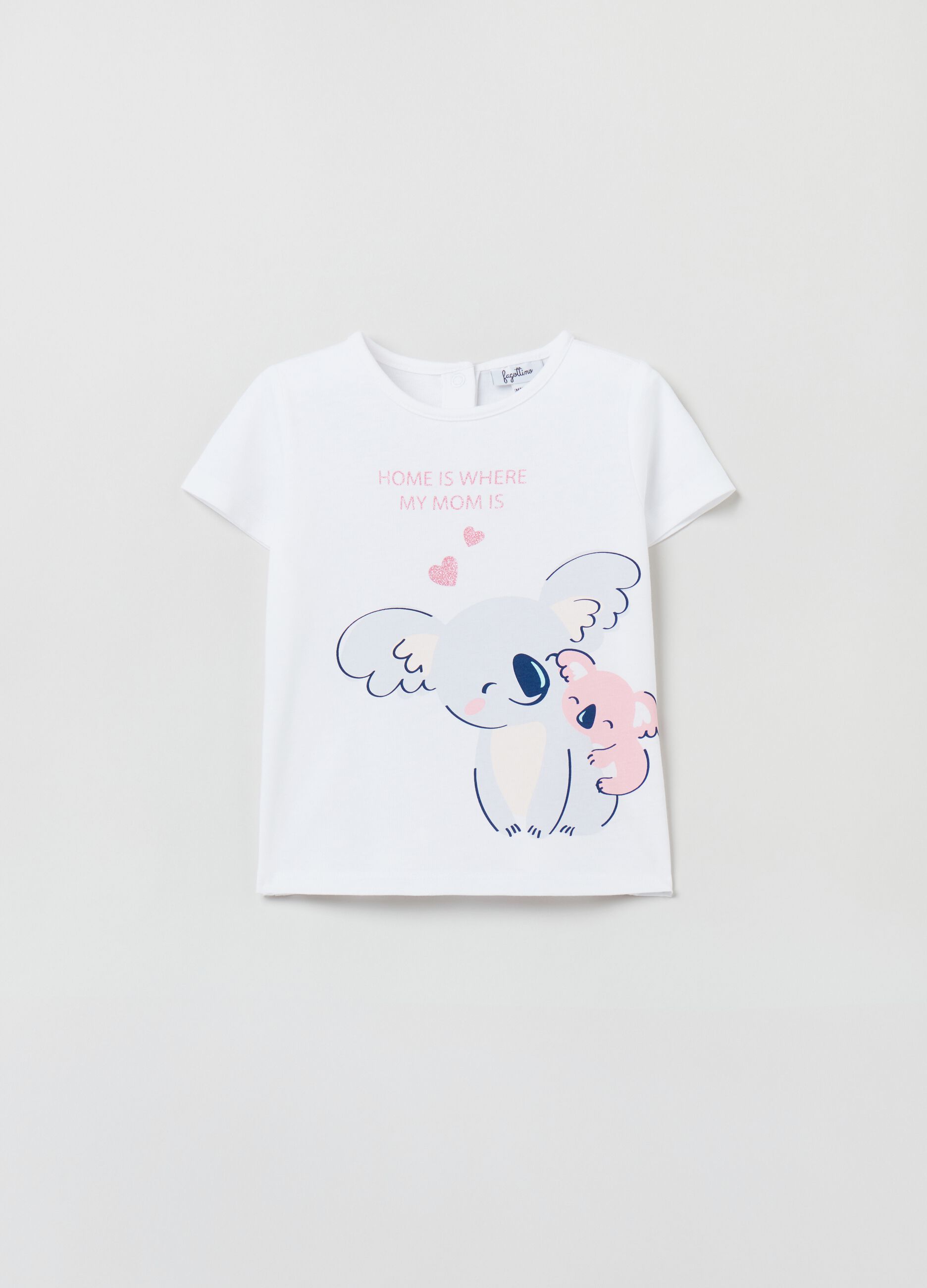 T-shirt with Mother's Day motif print