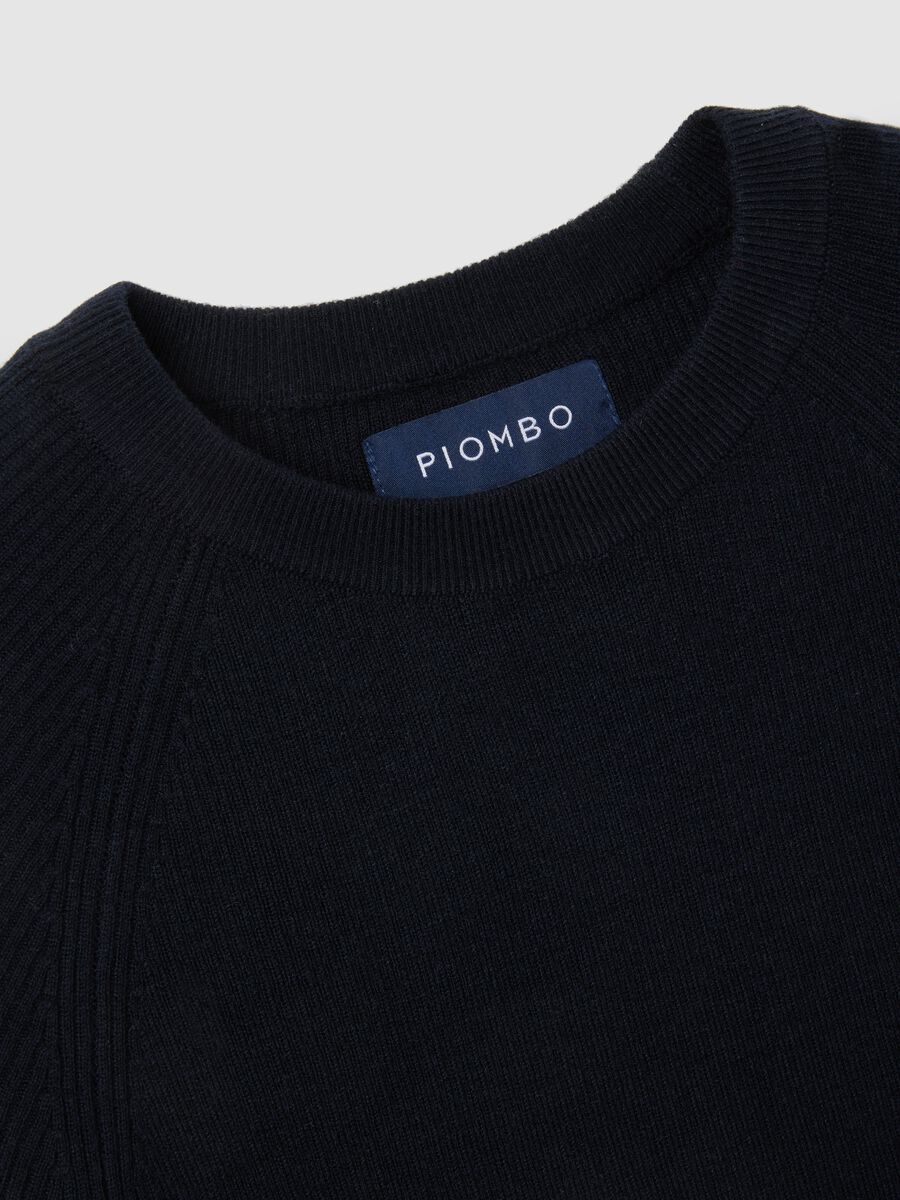 Fitted Blue Pullover_5