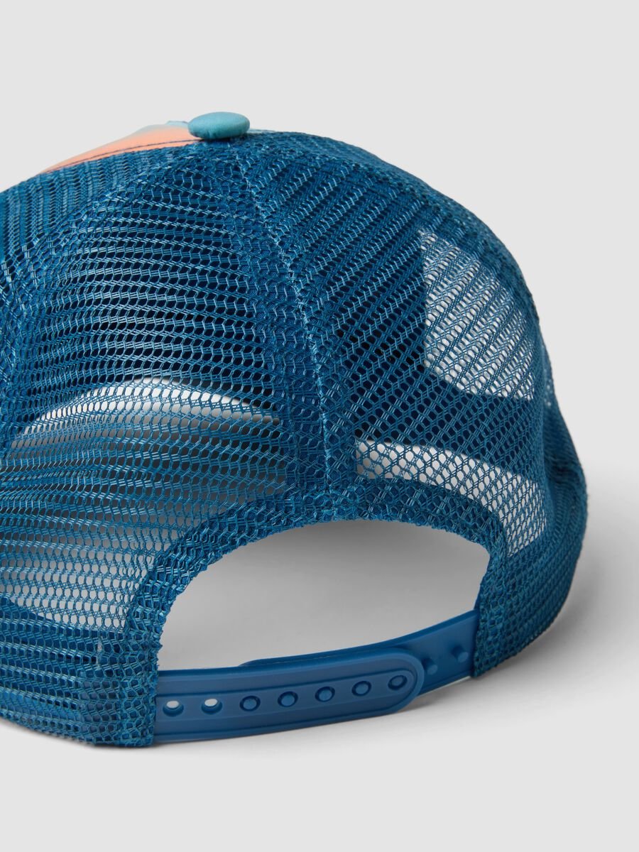 Multicoloured kids' cap with 'CREW' lettering_1