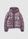 The Iconic Puffer mauve purple jacket with hood_4