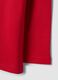 Red pure cotton high-neck T-shirt_3