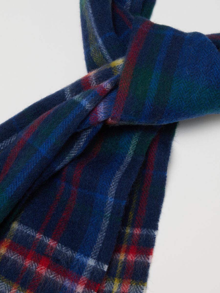 Blue Wool Scarf_2