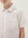 Boys&rsquo; white linen-cotton blend shirt, regular fit_2
