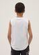 White organic cotton vest top with print_1