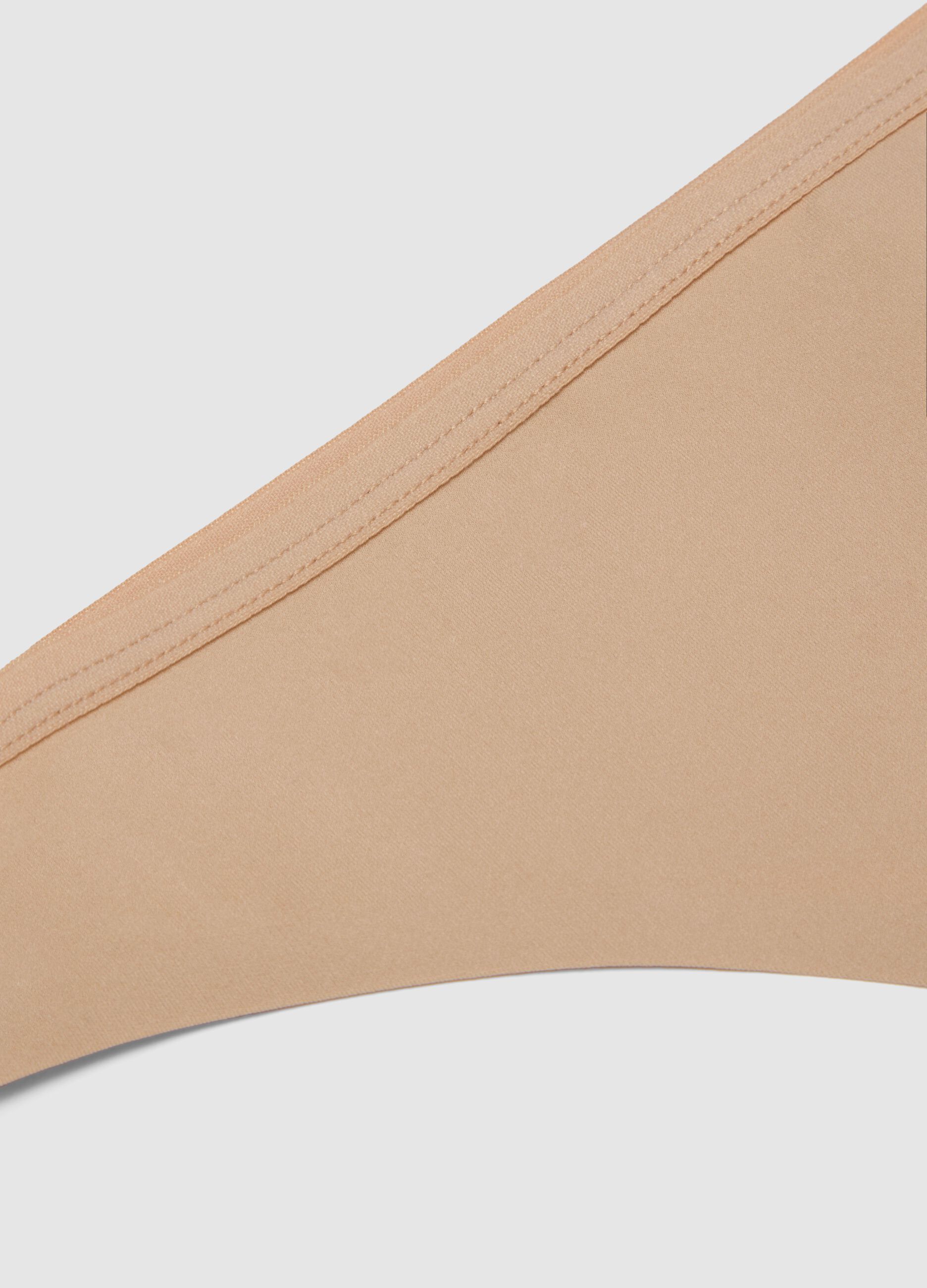 Calcinhas brasileiras beige slim fit