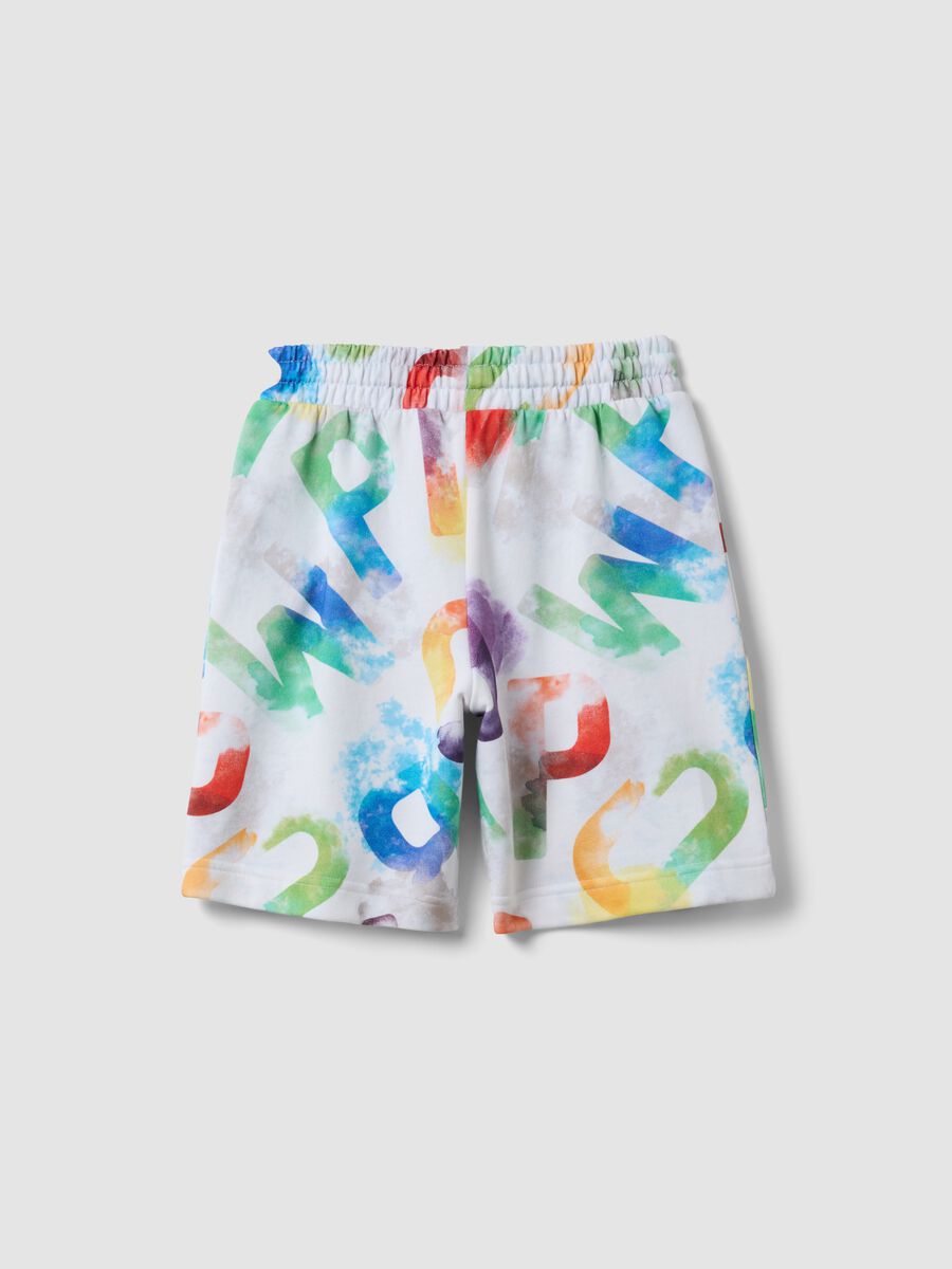Multicolour pure cotton shorts_4