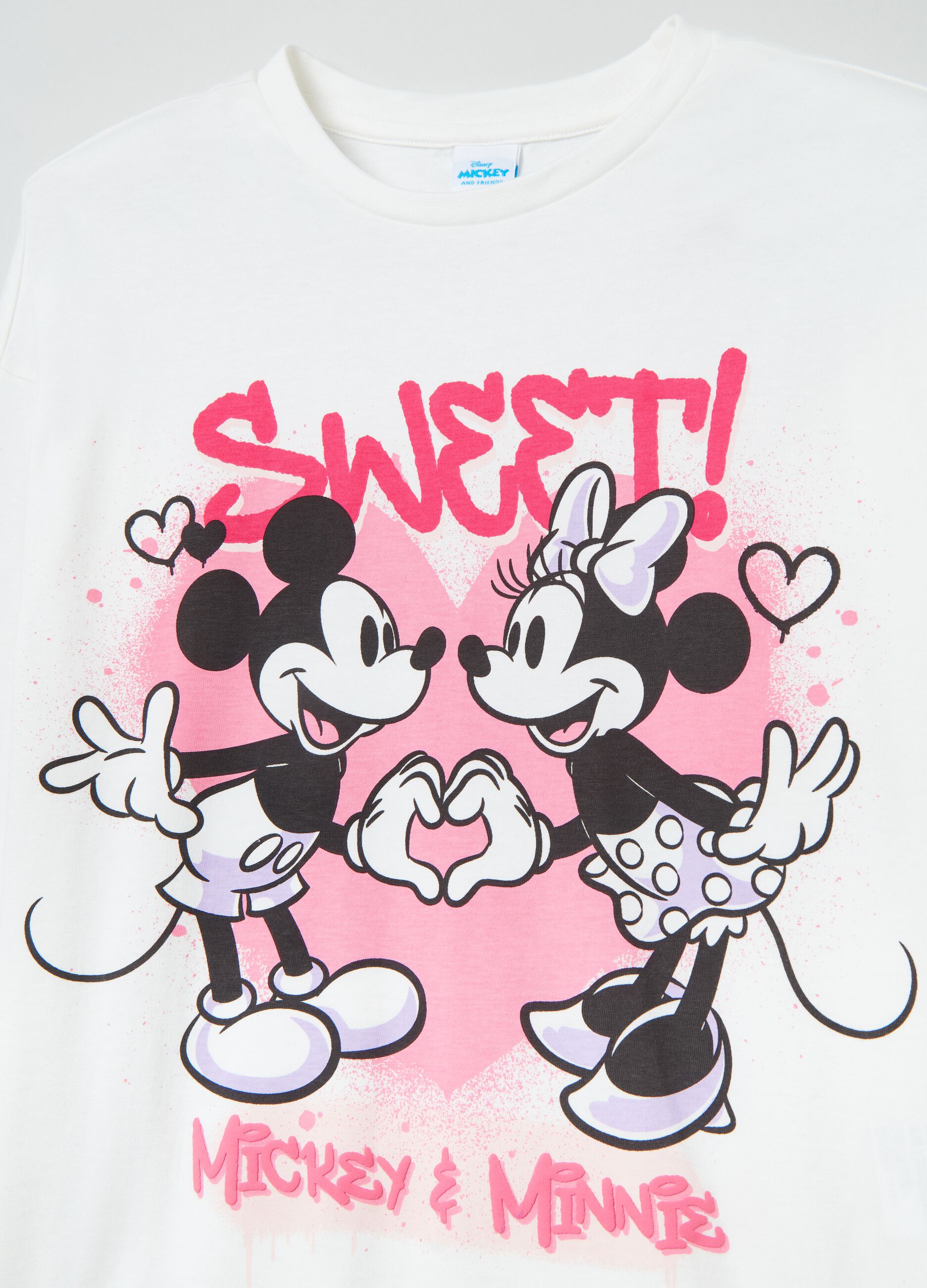 Cotton pyjamas with Minnie and Mickie Mouse print_2