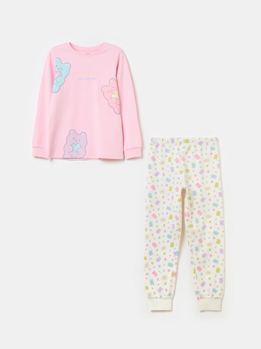 Pyjamas with gummy bears print_0
