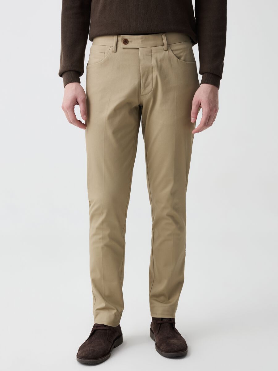 B.ST 1957 slim-fit trousers with five pockets_1