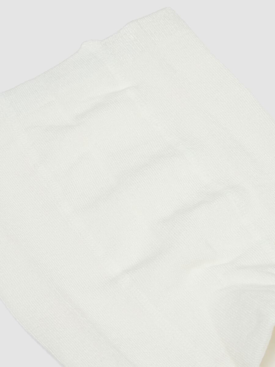Collant bianco in tessuto elasticizzato_2