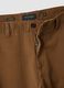 Pantaloni chino marroni in cotone elasticizzato straight fit_1