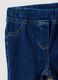 Jeggings blu in cotone elasticizzato flare fit per bimba_2