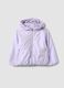 Violette wattierte Jacke mit Kapuze und Reissverschluss, Regular Fit f&uuml;r Baby-M&auml;dchen_0