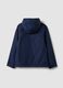 Blue boys&rsquo; rain jacket with hood and zip_5