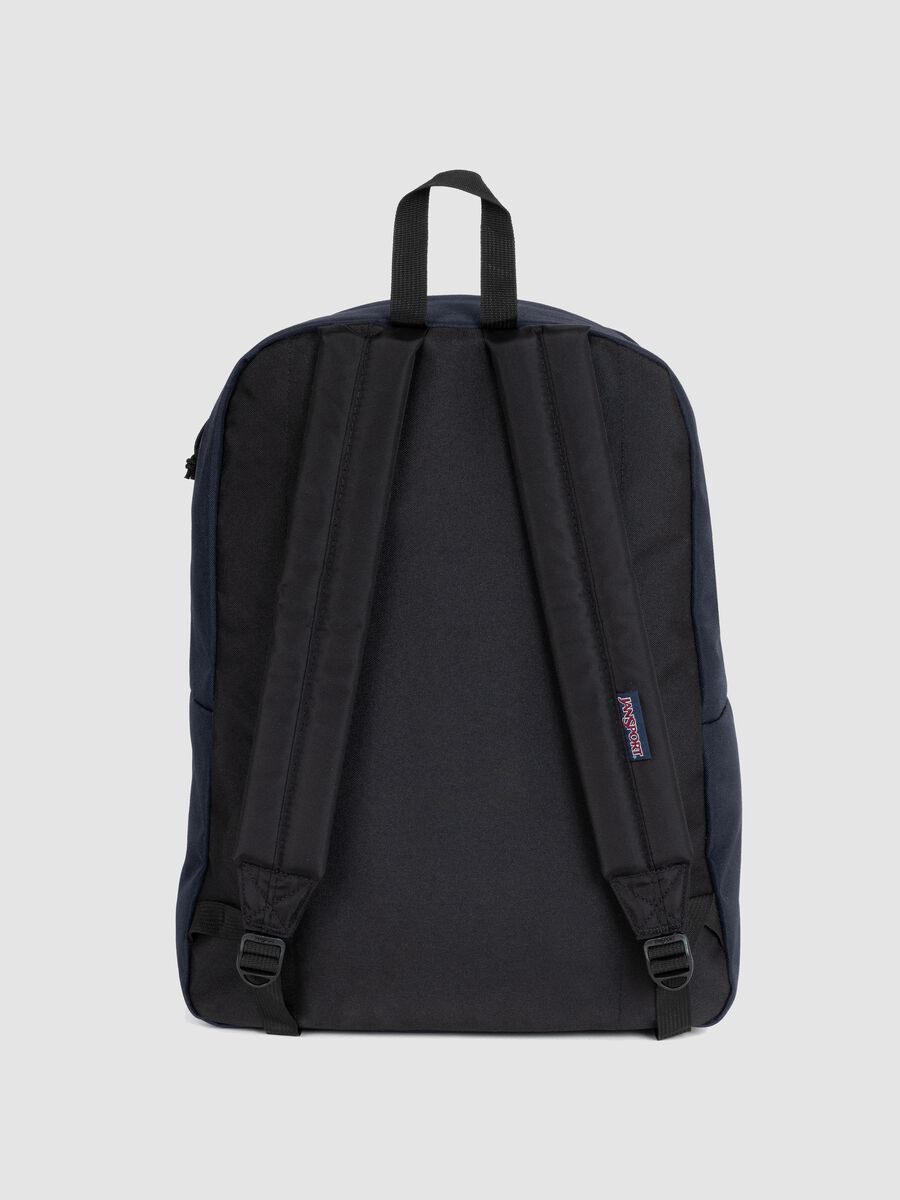 Zaino blu con tasca frontale_1