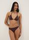 Braunes Triangel-Bikini-Top aus Stretchmaterial_1