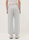 Grey Cotton Blend Jogger Trousers Regular Fit_2