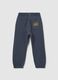 Children's trousers in pure cotton blue regular fit_1