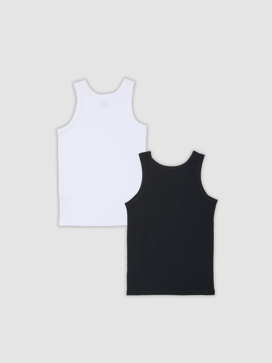 Lot de 2 d&eacute;bardeurs gar&ccedil;on multicolores en coton bio stretch_1