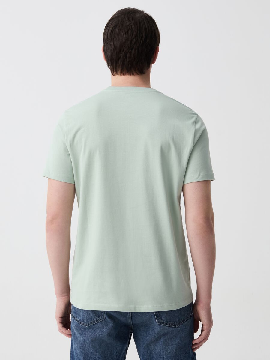 T-shirt girocollo in cotone bio_1