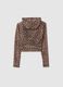 M&auml;dchen-Sweatshirt aus braunem Stretchstoff im Regular Fit_4