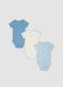 3er-Pack mehrfarbige Bodies aus reiner Bio-Baumwolle f&uuml;r Baby und Kleinkind_0
