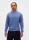 Blue Long Sleeve Stretch Jersey_0