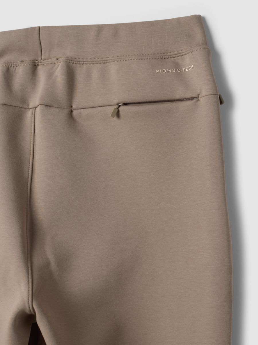 Grey regular-fit joggers in stretch Easy Dry fabric_1