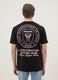 Schwarzes T-Shirt aus reiner Baumwolle mit kurzen &Auml;rmeln und Regular Fit Inter Miami CF_2