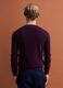 Purple pure wool crew-neck jumper, regular fit_3