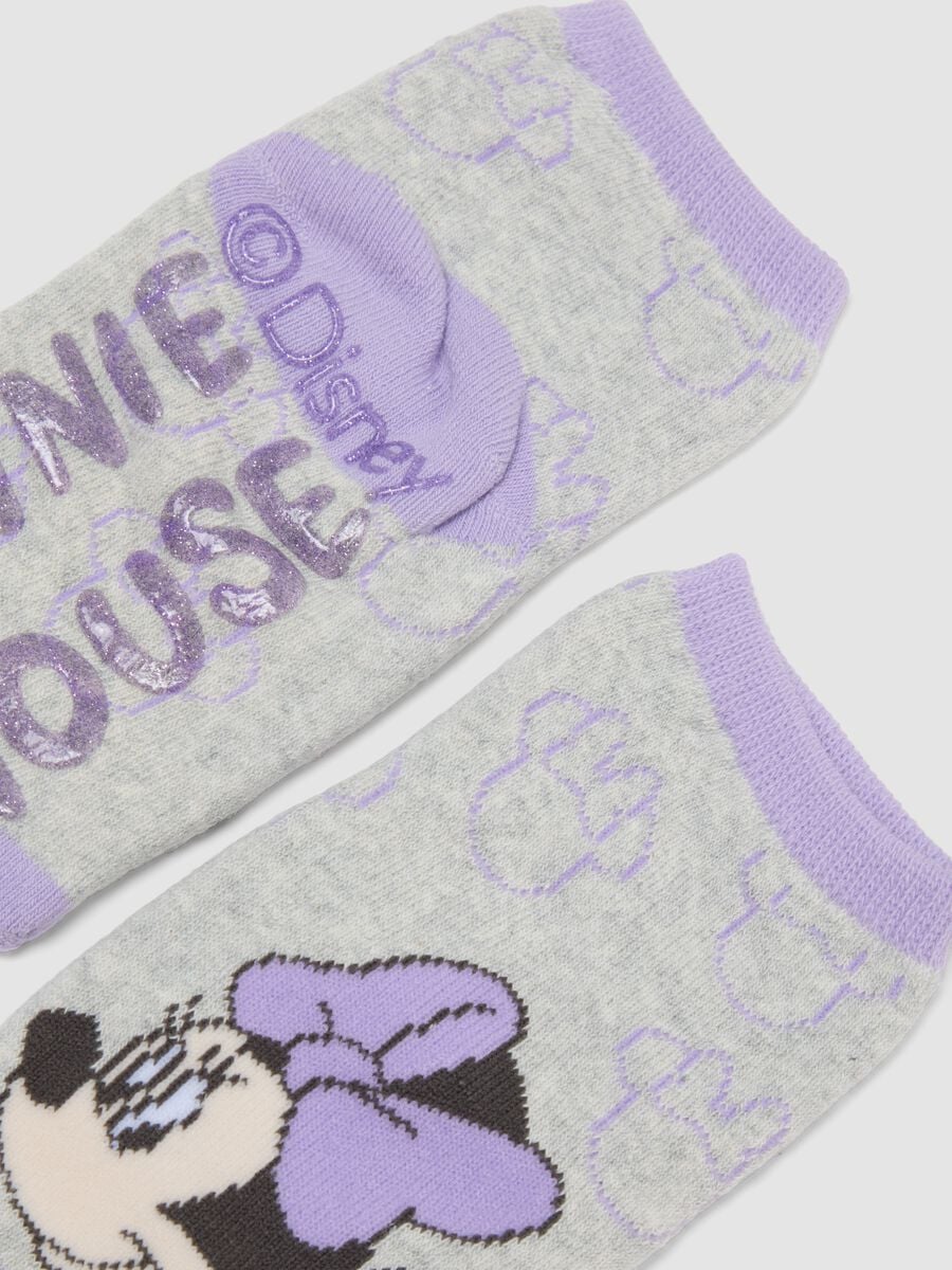 2er-Pack kurze Socken aus elastischer Bio-Baumwolle mit Minnie-Print_1