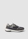 Blaue Casual-Sneaker mit Schn&uuml;rung und Running-Sohle_0