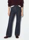 Jeans denim blu bootcut in cotone elasticizzato_1