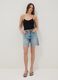 Black organic cotton tank top with thin straps_1