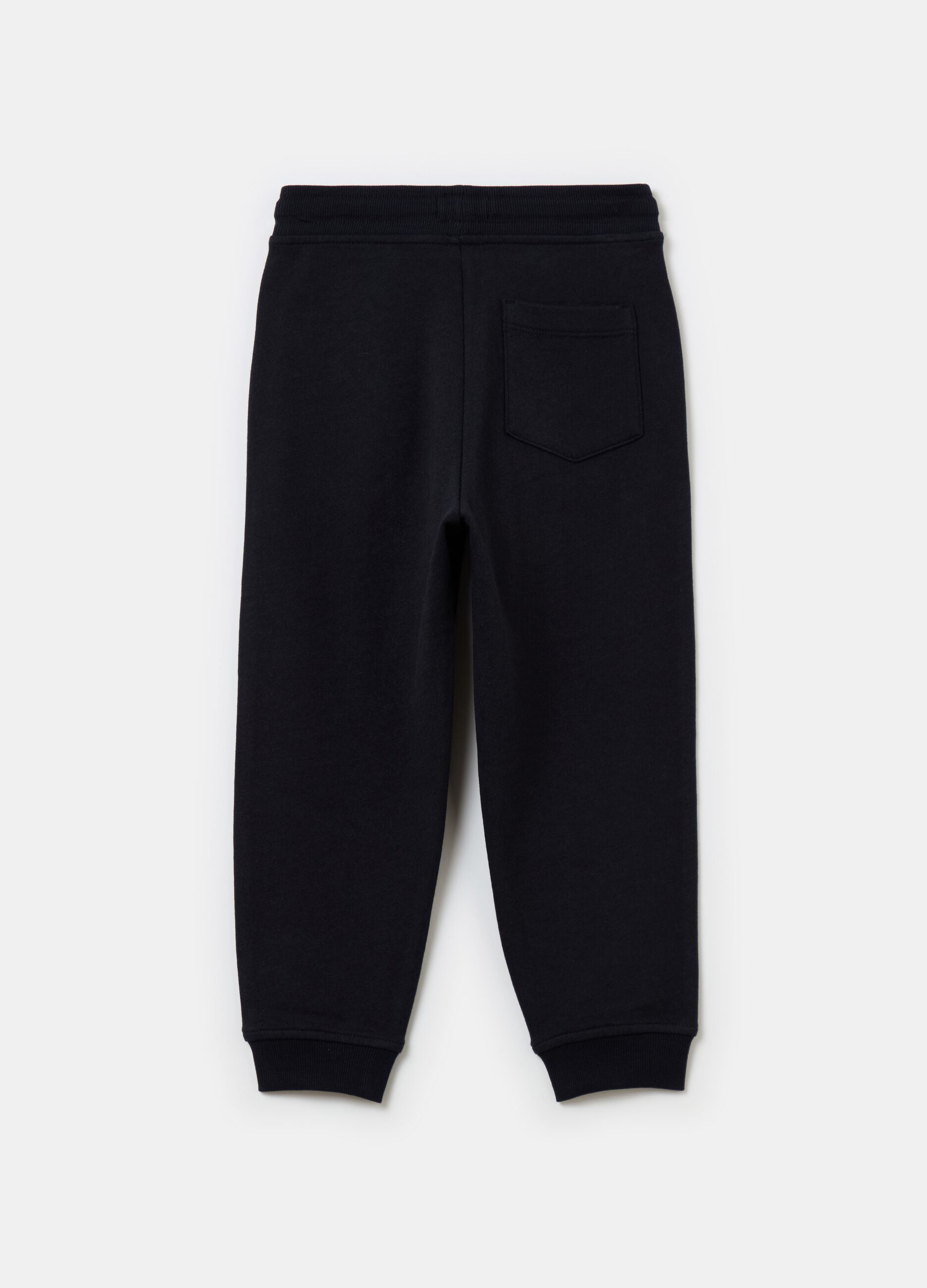 Cotton joggers with drawstring