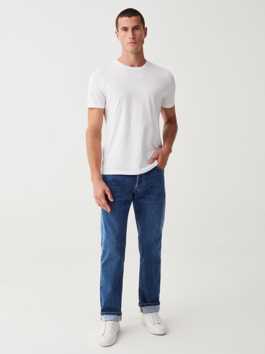 The Perfect Item regular-fit selvedge denim trousers_0