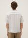 White striped cotton-blend oversized shirt_4
